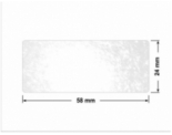 PLOMBA VOID TRANSPARENT POŁYSK D-34A02 prostokąt 58x24mm