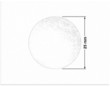PLOMBA VOID TRANSPARENT POŁYSK D-34A02 kółko 25mm