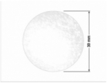 PLOMBA VOID TRANSPARENT POŁYSK D-34A02 kółko 30mm