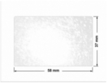 PLOMBA VOID TRANSPARENT POŁYSK D-34A02 prostokąt 58x37mm