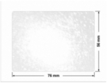 PLOMBA VOID TRANSPARENT POŁYSK D-34A02 prostokąt 76x56mm