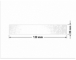 PLOMBA VOID TRANSPARENT POŁYSK D-34A02 prostokąt 120x20mm