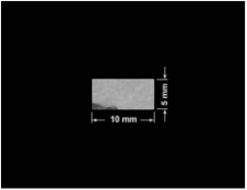 PLOMBA VOID TRANSPARENT POŁYSK SZACHOWNICA KARO D-44AC2 prostokąt 10x5mm