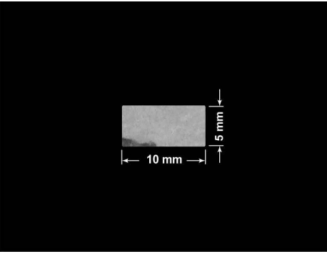 PLOMBA VOID TRANSPARENT POŁYSK SZACHOWNICA KARO D-44AC2 prostokąt 10x5mm
