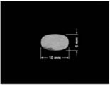 PLOMBA VOID TRANSPARENT POŁYSK SZACHOWNICA KARO D-44AC2 elipsa 10x6mm