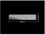 PLOMBA VOID TRANSPARENT POŁYSK SZACHOWNICA KARO D-44AC2 prostokąt 30x6mm