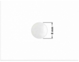 PLOMBA VOID TRANSPARENT POŁYSK SZACHOWNICA KARO D-44AC2 kółko 8mm