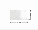 PLOMBA VOID TRANSPARENT POŁYSK SZACHOWNICA KARO D-44AC2 prostokąt 19x10mm
