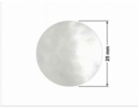 NAKLEJKA ZAMYKAJĄCA TRANSPARENT PP OPAKOWANIA T-400 kółko 25mm