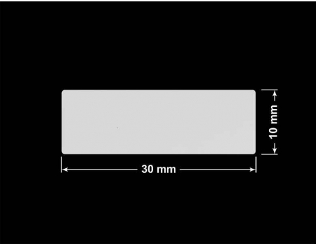 PLOMBA SREBRNA PÓŁPOŁYSK PLASTER MIODU T-441M2 prostokąt 30x10mm