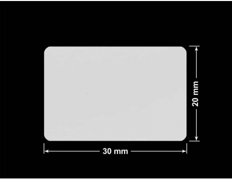 PLOMBA SREBRNA PÓŁPOŁYSK PLASTER MIODU T-441M2 prostokąt 30x20mm