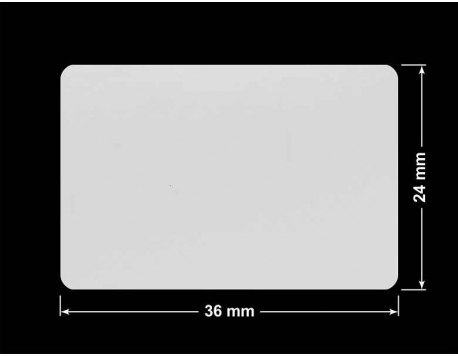 PLOMBA SREBRNA PÓŁPOŁYSK PLASTER MIODU T-441M2 prostokąt 36x24mm