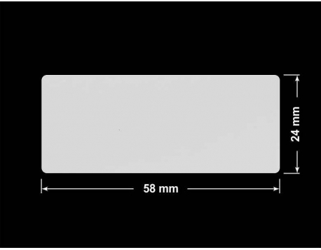 PLOMBA SREBRNA PÓŁPOŁYSK PLASTER MIODU T-441M2 prostokąt 58x24mm
