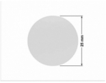 PLOMBA SREBRNA PÓŁPOŁYSK PLASTER MIODU T-441M2 kółko 25mm