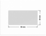 PLOMBA SREBRNA PÓŁPOŁYSK PLASTER MIODU T-441M2 prostokąt 50x25mm