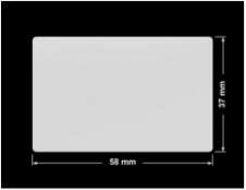 PLOMBA SREBRNA PÓŁPOŁYSK PLASTER MIODU T-441M2 prostokąt 58x37mm