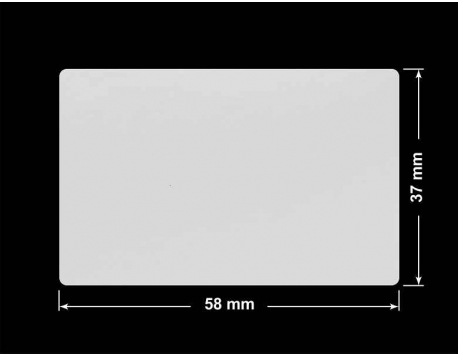 PLOMBA SREBRNA PÓŁPOŁYSK PLASTER MIODU T-441M2 prostokąt 58x37mm