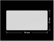 PLOMBA SREBRNA PÓŁPOŁYSK PLASTER MIODU T-441M2 prostokąt 76x37mm