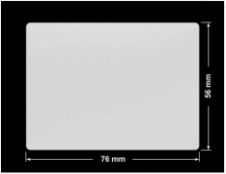 PLOMBA SREBRNA PÓŁPOŁYSK PLASTER MIODU T-441M2 prostokąt 76x56mm