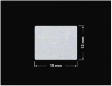 PLOMBA VOID BIAŁA POŁYSK VOID D-36203 prostokąt 15x12mm