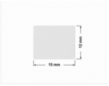 PLOMBA VOID BIAŁA POŁYSK VOID D-36203 prostokąt 15x12mm