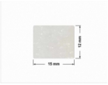 PLOMBA VOID TRANSPARENT POŁYSK D-34A02 prostokąt 15x12mm
