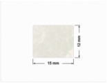PLOMBA VOID TRANSPARENT POŁYSK SZACHOWNICA KARO D-44AC2 prostokąt 15x12mm
