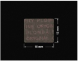 PLOMBA VOID TRANSPARENT POŁYSK PLOMBA SECURITY T-54AY2 prostokąt 15x12mm