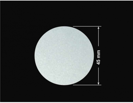 PLOMBA SREBRNA PÓŁPOŁYSK PLASTER MIODU T-441M2 kółko 45mm