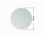 PLOMBA SREBRNA PÓŁPOŁYSK PLASTER MIODU T-441M2 kółko 55mm