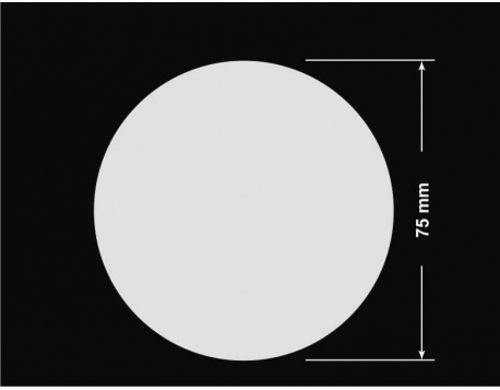 PLOMBA VOID BIAŁA POŁYSK PLASTER MIODU D-45KM kółko 75mm