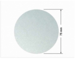 PLOMBA SREBRNA PÓŁPOŁYSK PLASTER MIODU T-441M2 kółko 75mm