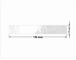 PLOMBA VOID TRANSPARENT POŁYSK SZACHOWNICA KARO D-44AC2 prostokąt 100x15mm
