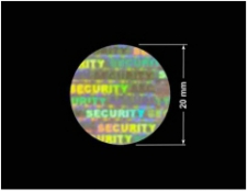 PLOMBA HOLOGRAFICZNA SECURITY VOID D-100 kółko 20mm