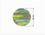 PLOMBA HOLOGRAFICZNA SECURITY VOID D-100 kółko 20mm