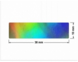PLOMBA VOID HOLOGRAFICZNA TĘCZA PLASTER MIODU D-150M prostokąt 38x10mm