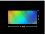 PLOMBA VOID HOLOGRAFICZNA TĘCZA PLASTER MIODU D-150M prostokąt 25x12mm