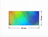 PLOMBA VOID HOLOGRAFICZNA TĘCZA PLASTER MIODU D-150M prostokąt 25x12mm