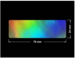 PLOMBA VOID HOLOGRAFICZNA TĘCZA PLASTER MIODU D-150M prostokąt 76x24mm