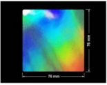 PLOMBA VOID HOLOGRAFICZNA TĘCZA PLASTER MIODU D-150M kwadrat 76x76mm