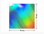 PLOMBA VOID HOLOGRAFICZNA TĘCZA PLASTER MIODU D-150M kwadrat 76x76mm