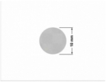PLOMBA VOID SREBRNA PÓŁMAT SZACHOWNICA D-401K kółko 10mm