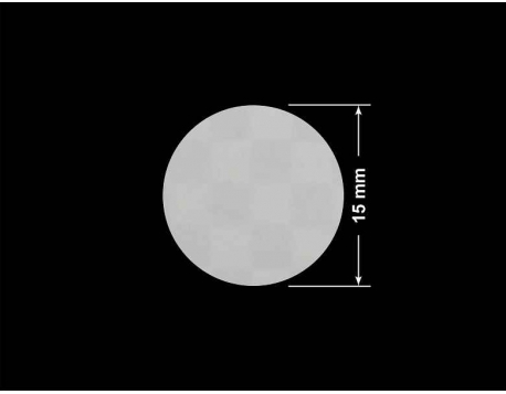 PLOMBA VOID SREBRNA PÓŁMAT SZACHOWNICA D-401K kółko 15mm
