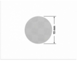 PLOMBA VOID SREBRNA PÓŁMAT SZACHOWNICA D-401K kółko 15mm