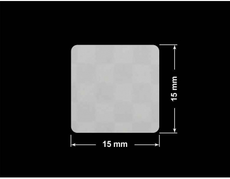 PLOMBA VOID SREBRNA PÓŁMAT SZACHOWNICA D-401K kwadrat 15x15mm