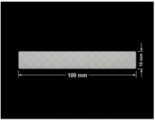 PLOMBA VOID SREBRNA PÓŁMAT SZACHOWNICA D-401K prostokąt 100x15mm