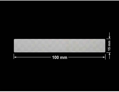 PLOMBA VOID SREBRNA PÓŁMAT SZACHOWNICA D-401K prostokąt 100x15mm