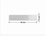 PLOMBA VOID BIAŁA POŁYSK PLASTER MIODU D-452M2 prostokąt 30x6mm