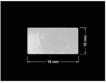 PLOMBA VOID BIAŁA POŁYSK PLASTER MIODU D-452M prostokąt 19x10mm