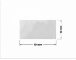 PLOMBA VOID BIAŁA POŁYSK PLASTER MIODU D-452M prostokąt 19x10mm
